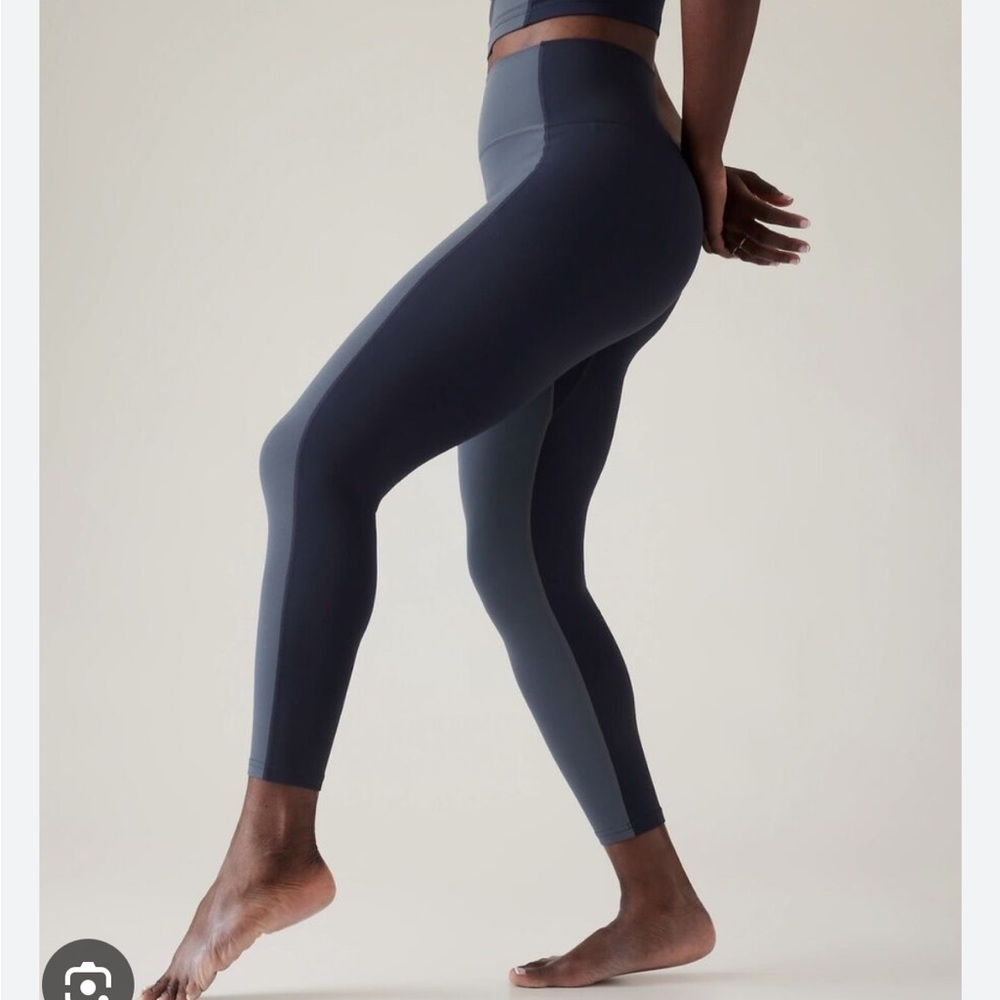 Athleta Transcend colorblock leggings